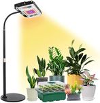 LBW Grow Light for Indoor Plants, Full Spectrum Desk LED Plant Light, Small Grow Lamp with On/Off Switch, Height Adjustable, Flexible Gooseneck, Ideal for Indoor Growth