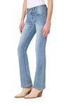 WallFlower Women's Luscious Curvy Bootcut Mid-Rise Insta Stretch Juniors Jeans (Standard and Plus), Cypress, 3