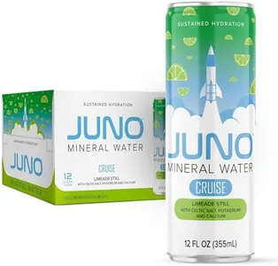 JUNO Cruise Limeade Still Mineral Water sweetened with Organic Monk Fruit and Organic Lime Juice, and added Celtic Salt, Potassium, and Calcium, Premium Hydraton Drink, 12 Pack