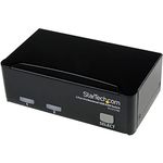 StarTech.com 2 Port VGA USB KVM Switch - VGA KVM Switch - 1920x1440 - USB 2.0 - KVM Video Switch (SV231USB)