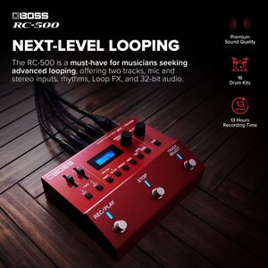 BOSS RC-500 Loop Station Pedal – Dual Track, Effects, USB