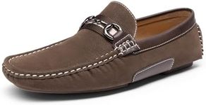 Bruno Marc Men's Brown Penny Loafers Moccasins Shoes Size 13 M US Santoni-03