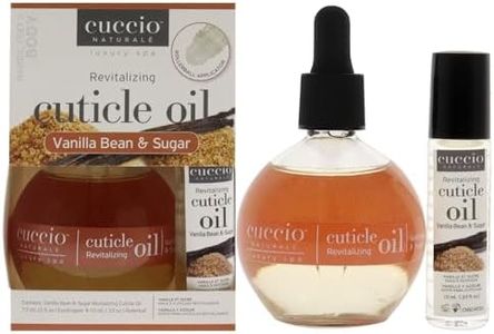 Cuccio Naturale Cuticle Revitalizing Oil Set - Hydrating Oils For Instant Cuticle Repair For Dry, Damaged Skin And Nails - Paraben And Cruelty-Free Formula - Vanilla Bean And Sugar Fragrance - 2 pc