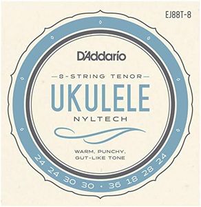 D'Addario EJ88T-8 Nyltech Ukulele Strings, 8-String Tenor
