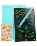 Toys Gifts for 2 3 4 5 6 7 Year Old Boys Girls, Genialba 10 inch LCD Writing Tablet Colorful Screen Drawing Board Toddler Toys Learning Educational Toys Gifts for Birthday Christmas (Blue)