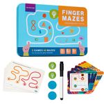 Trust Box 2-in-1 Brain Training Games: Finger Maze & Pen Control for Logical Thinking, IQ Boost, and Creativity - Perfect for Kids and Adults - Develop Critical Skills and Balance Brain Functions