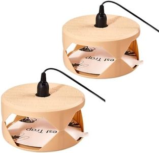 2PCS Indoor Plug-in Insect Trap, Multi-Functional Night Light, Indoor Mosquito and Fly Trap, Suitable for bedrooms, Living Rooms, Dormitories, etc. (Honeycomb Type)
