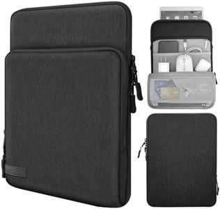 MoKo 8-9 Pulgada Funda Protectora Compatible con iPad Mini 6 8.3" 2021, iPad Mini 5/4/3/2/1th 7.9" 2019-2012, Galaxy Tab A7 Lite 8.7" 2021 con Bolsillos Almacenamiento, Bolsa de PU Cuero Hebilla