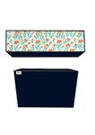 AUF Aavya Unique Fashion Air Conditioner 1 Ton Cover for 1 Indoor Unit + 1 Outdoor Unit (2 Pc) Split Ac 1 Ton Cover for (Waterproof,Dustproof) Color no 13, Orange,Flower