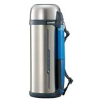 Zojirushi Stainless Steel Vacuum Insulated Bottle with Cup, 2 litres, Silver (SFCC-20-XA)