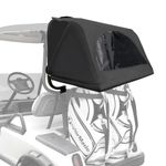 CartClan Universal Rear Bag Rain Cover Kit OEM Golf Cart - Black