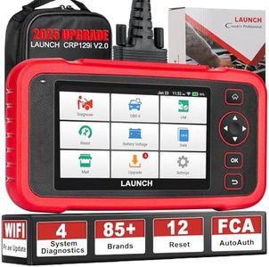 LAUNCH CRP129i V2.0 Elite OBD2 Diagonostic Tool, OBD2 Scanner with 4 System ABS/SRS/TCM/Engine&12 Reset ABS/TPMS/Oil/EPB/SAS/BMS/AF/Adblue/Injector/Throttle/Brake reset, DPF Regeneration