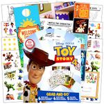 Disney Toy Story 4 Stickers Coloring Activity Book Set - Bundle Includes Toy Story Grab & Go, Toy Story Reward Stickers, 2-Sided Door Hanger, and More!