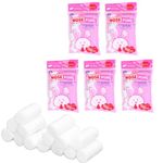 5 Packs Nose Bleed Stopper for Kids, Dental Cotton Rolls Nasal Plugs Hemostatic Cotton Swab for Mouth and Nose, Stops Bleeding Fast(M)