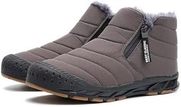 Jakcuz Men Snow Boots Water Resista