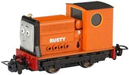 Bachmann Trains Thomas & Friends - Narrow Gauge Rusty (Diecast Construction) - HOn30 Scale - Runs on N Scale Track, Prototypical Orange