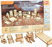 BOHS 34-Piece Dollhouse Furniture S