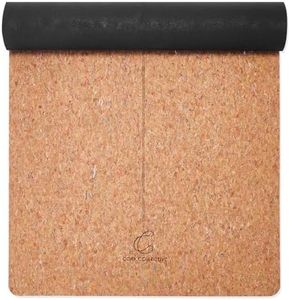 CorkTec Non Toxic Non Slip Thick Cork Yoga Mat with Eco-Friendly Organic/Vegan Cork, Pilates Mat, Hot Yoga Mat, Bikram, Great Men/Women/Kid Yoga Mat, Chemical Free 4MM 72” x 24” The Cork Collective