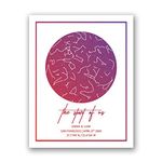 [SF Customizables] The Start of Us - Constellation Map Art, Custom Night Sky Print, Stars Chart, Stars On Wedding Night, Celestial Art, Star Map By Date, Personalized Gift [Poster Print ONLY]