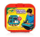 Crayola Create n Carry Case Portable Art Tools Kit Over 75 Pieces Great Gift