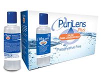 PuriLens Plus Preservative Free Saline Twelve 4-fl. oz(120-mL) Bottles