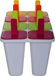 CLTLLZEN-Home Premium 8 Pcs Multicolor Polypropylene Ice Mold, Kulfi Maker