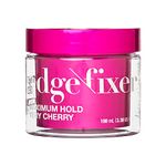 Edge Fixer 24 Hour Maximum Hold Edge Wax No Flaking Biotin B7 Infused Hair Gel 3.38 US fl.oz (Very Cherry)