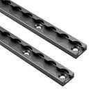 VanEssential 24" Venture Track T-6 Aluminium L-Track Gray Anodized (Rectangle Profile) - 2 Pack