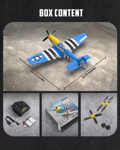 VolantexRC P51 Mustang RC Plane – Remote Control Warbird Aircraft