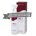 Revolutionary 12 in 1 Multi Action Hair Cream with Black Caviar Extract: Ultimate Hair Protector & Styling Solution, Radiant Shine Boost, Color & Heat Protection, All Hair Types