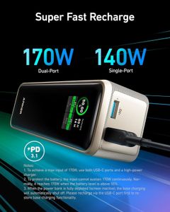 Anker Prime 27650mAh Power Bank – High-Capacity Portable Charger