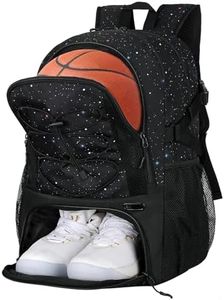 Goloni Basketball Backpack,Large Sports Bag with Ball Compartment & Shoe Compartment,Basketball Bag Fit Volleyball, soccer,Gym
