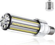 54W Super Bright Corn LED Light Bulb(400 Watt Equivalent) - E27/E40 Large Base LED Bulb - 6000K Daylight 6200 Lumens for Large Area Commercial Ceiling Lighting - Garage Warehouse Barn