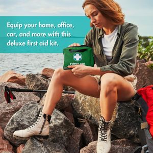 General Medi 210-Piece First Aid Kit – Emergency, Reflective, Ice Pack, Blanket