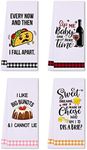 LXOMILL Funny Kitchen Towels, Cute 