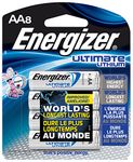 Energizer L91BP-8 Ultimate Lithium AA Batteries (8-Pack)