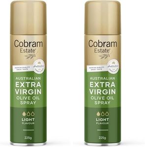 Cobram Estate Light Flavour Extra Virgin Olive Oil Spray 225g (Pack of 2)