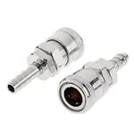 HOSEMART Pneumatic SH20 - Pack of 10 Quick Connector 1/4 BSP Aluminium Air Line Hose Quick Fittings Coupler