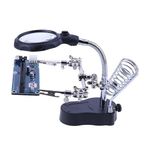 Magnifier With Soldering Irons