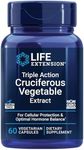 Life Extension Triple Action Cruciferous Vegetable Extract, 60 veggie capsules