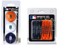 MLB Detroit Tigers 3 Ball/50 Tee Pack, Orange