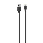 Belkin E9M010-2M-BLK Apple MFi Certified Lightning to USB ChargeSync Cable for iPhone 6S/6S Plus, iPhone 6/6 Plus, iPhone SE, iPhone 5/5S/5c, iPad Pro, iPad 4th Gen, iPad Air 2, iPad Air, iPad Mini 4, iPad Mini 3, iPad Mini 2 and iPad Mini, 6.6 Feet, Black