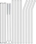 Nafender® 12-Pack Glass Straws Reus