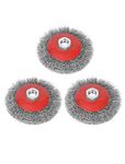 Angle Grinder Wire Brush Set, 115mm Cup Brush Set for Paint Rust Removal Weld Cleaning and Sanding Work (3 Pack)