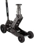 Pro Eagle 2 Ton Big Wheel Off Road Car Jack, The Beast, Off Road Racing High Clearance and 4WD Vehicle Floor Jack (2 Ton, Black, Big Wheel, with Mount)