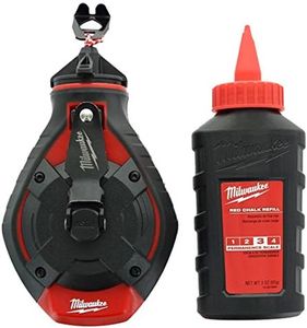 CHALK LINE REEL SET 30M ABS 6-1 W/RED CHALK 85GM MILWAUKEE