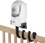 A2C Baby Monitor Mount Flexible Universal Baby Camera Mount Compatible with Infant Optics DXR 8 DXR-8 Pro, HelloBaby, VTech, Nanit, ANMEATE, Most Baby Monitors Holder for Crib, Cot, Shelves, Furniture