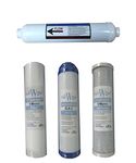 Reverse Osmosis Water Filter System Filter Set (4 Filters/yearly Replacement ro Water Filters)