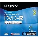Sony 3DMR60DSR1HC 3-Pack 8cm DVD-R 