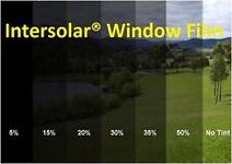 Window Tint Film 2 ply Car Auto Residential Commercial  Intersolar® Made in usa